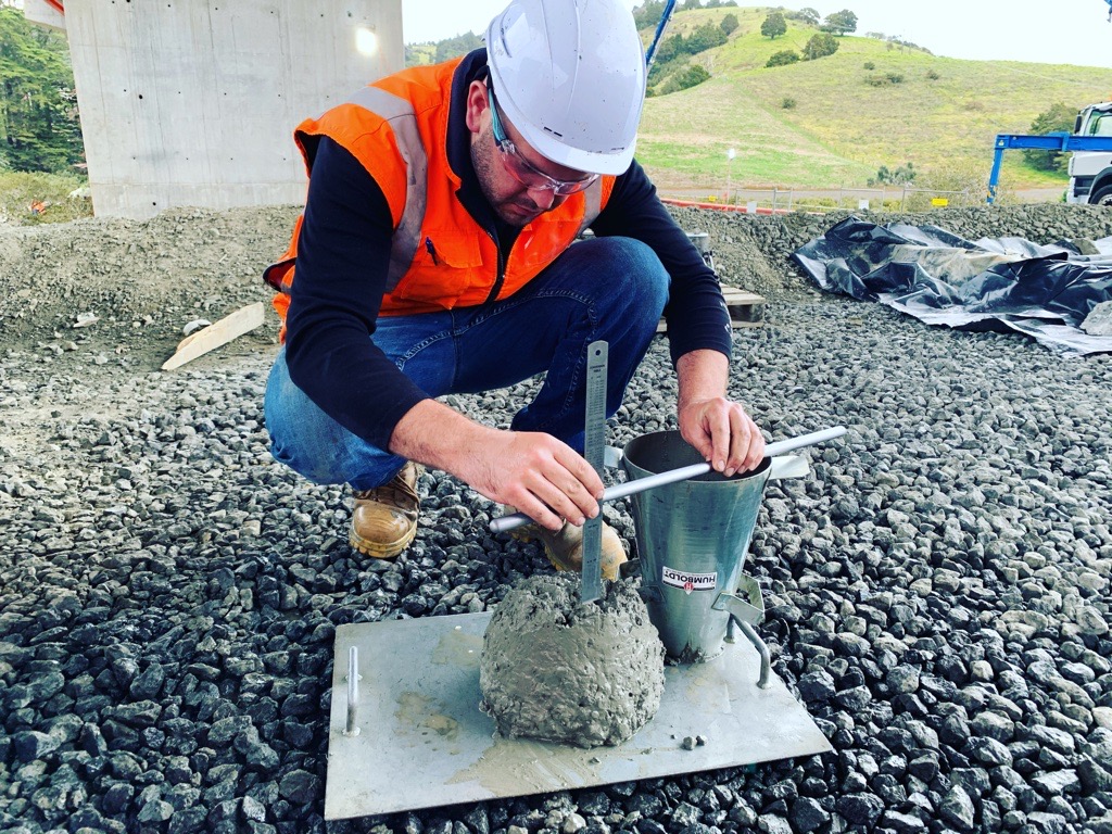 Concrete Testing - Slump Test